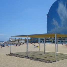 Pergola Dau Beach Barcelona